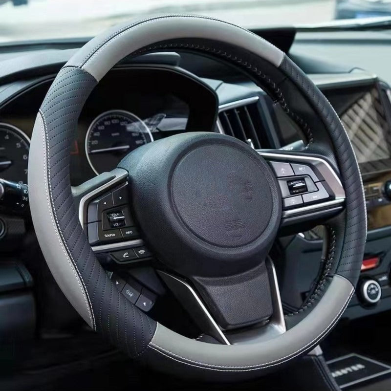 🔥Poťah na volant z pravej kože - univerzálny poťah na volant do auta, protišmykový, odolný
