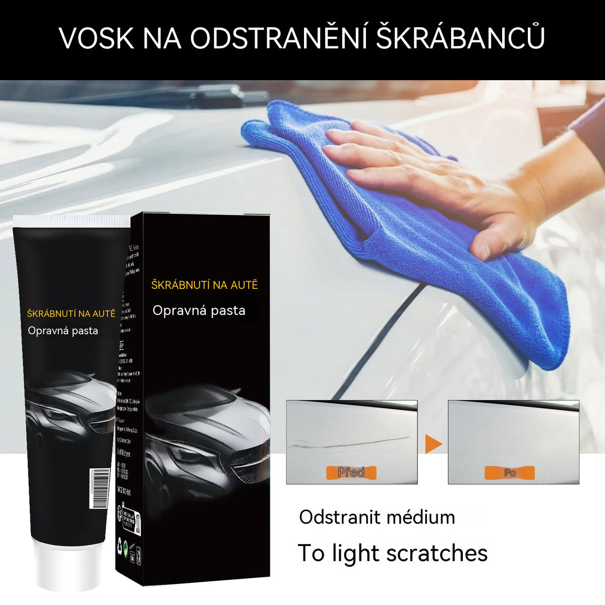 🔥Kúpte 1 a získajte 1 zadarmo🔥🚗💨Pasta na opravu škrabancov na aute, oprava škrabancov na laku, leštenie a renovácia