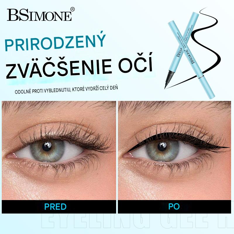 🔥✨【Kúpte 1 a získajte 1 zadarmo】Ultra jemná vodeodolná tekutá očná linka