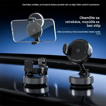 1 kus za 22 € ✨💪 Nastaviteľný magnetický držiak do auta s prísavkou, univerzálny pevný magnetický držiak na telefón, doplnok do interiéru auta