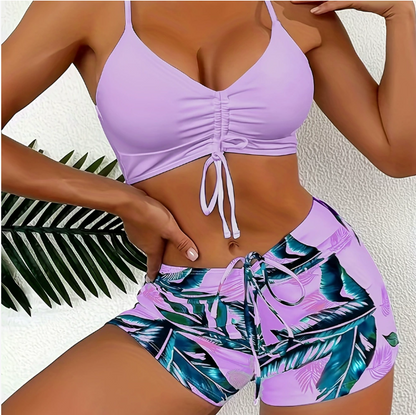 🏊‍👙【50% OFF】🌴 Elegantné plavky s potlačou pre väčšie veľkosti