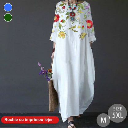 ❤️【S-5XL】2025Retro ležérne letné šaty s potlačou