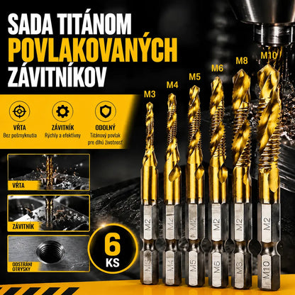 🔥【Kúpte 6 kusov a získajte 6 zadarmo (12 kusov)】🧰🔩 Sada viacúčelových vrtákov