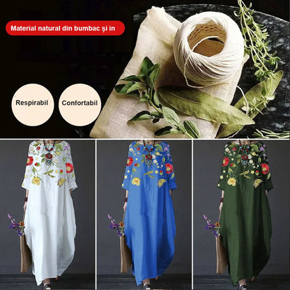 ❤️【S-5XL】2025Retro ležérne letné šaty s potlačou