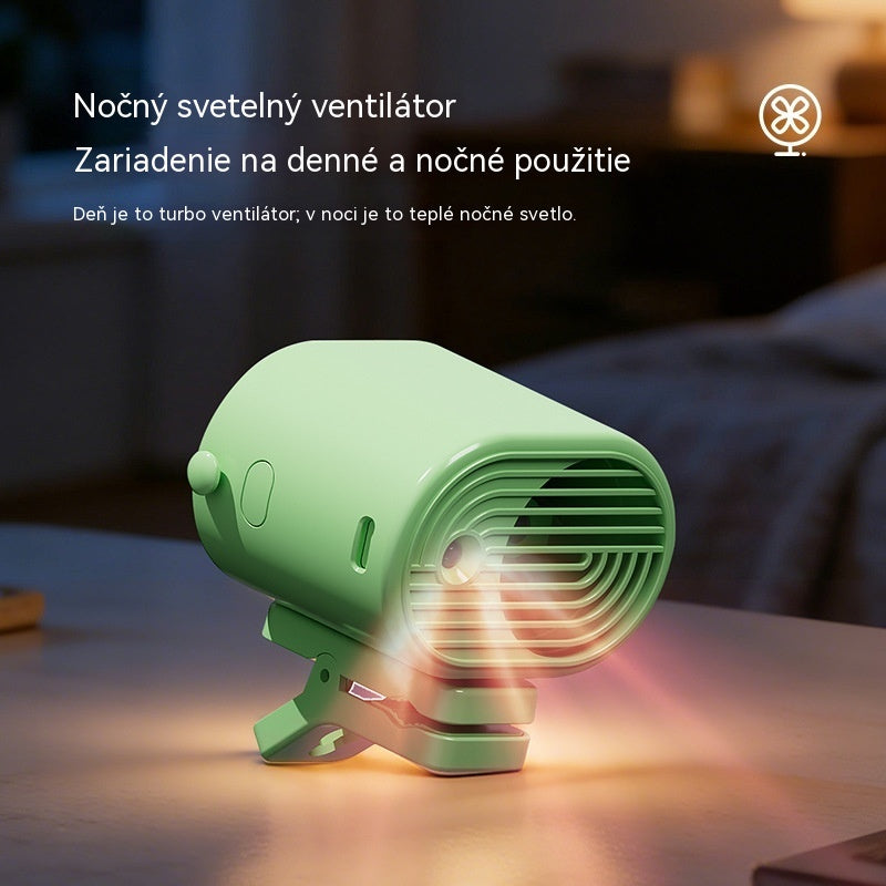 🌀 Hands-free ventilátor s LED displejom, integrovaným klipom a 199 nastaviteľnými úrovňami