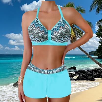 🏖️👙🌴 Súprava plaviek s potlačou, ideálna na dovolenku na pláži – rýchloschnúca, pohodlná a priedušná ✨