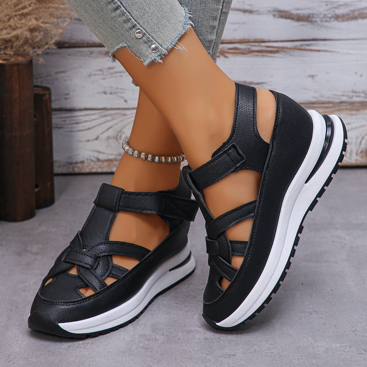 👡 ¡Grandes descuentos de verano – último día de promoción! 【35-43】Sandalias casuales con suela gruesa 2026