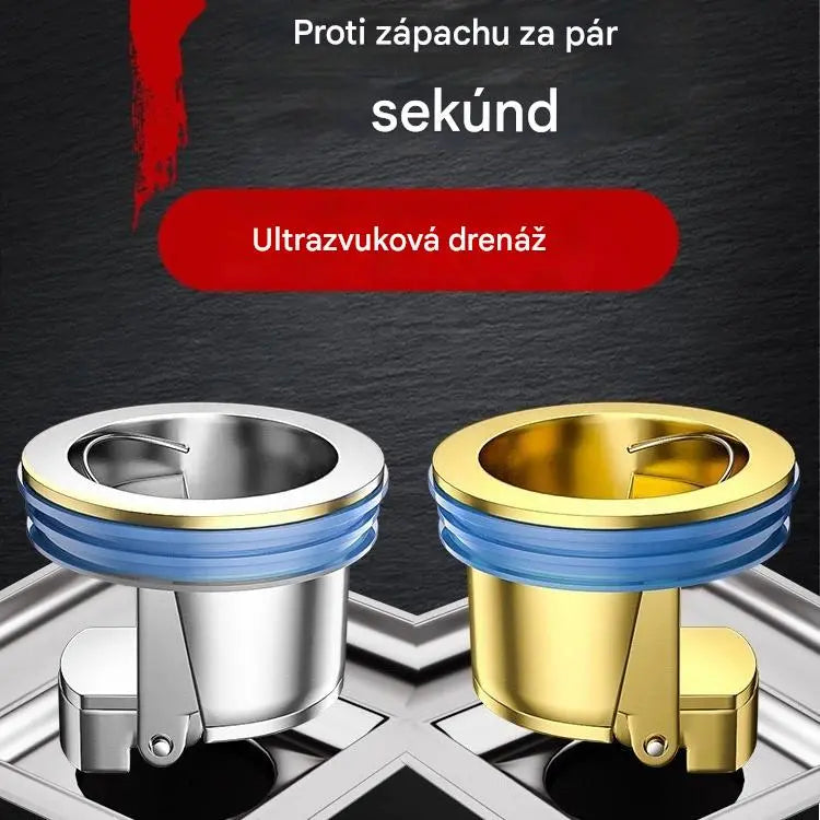 🔥50% OFF🔥 Univerzálny mosadzný podlahový odtok s protizápachovým deodorizačným jadrom 🚿✨