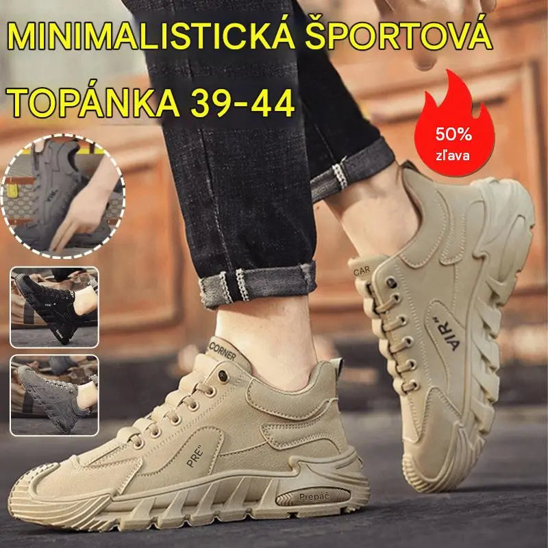 🔥✨【Veľkosti 39-44】🥾Nová pánska ležérna obuv - Priedušná a pohodlná, vyrobená z nepremokavej látky.