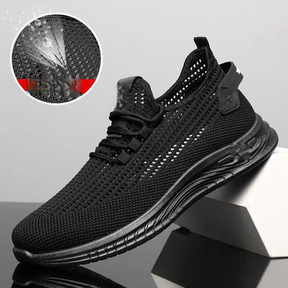 🔥50%OFF👟【39-44】Kényelmes és légáteresztő hálós, csúszásmentes, divatos alkalmi férfi cipő