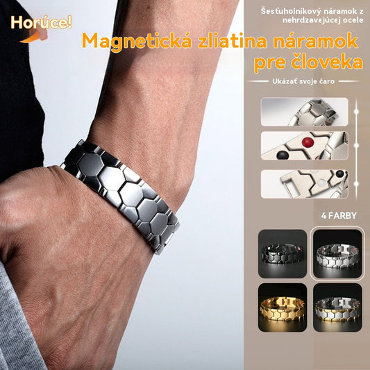 ✨✨【Najpredávanejší】Nový pánsky odnímateľný magnetický náramok