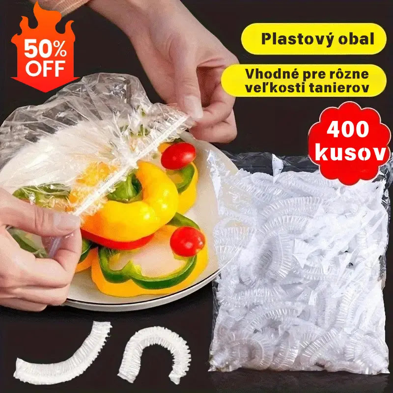 🔥【100 ks】Jednorazové viečko na ochranu čerstvosti potravín