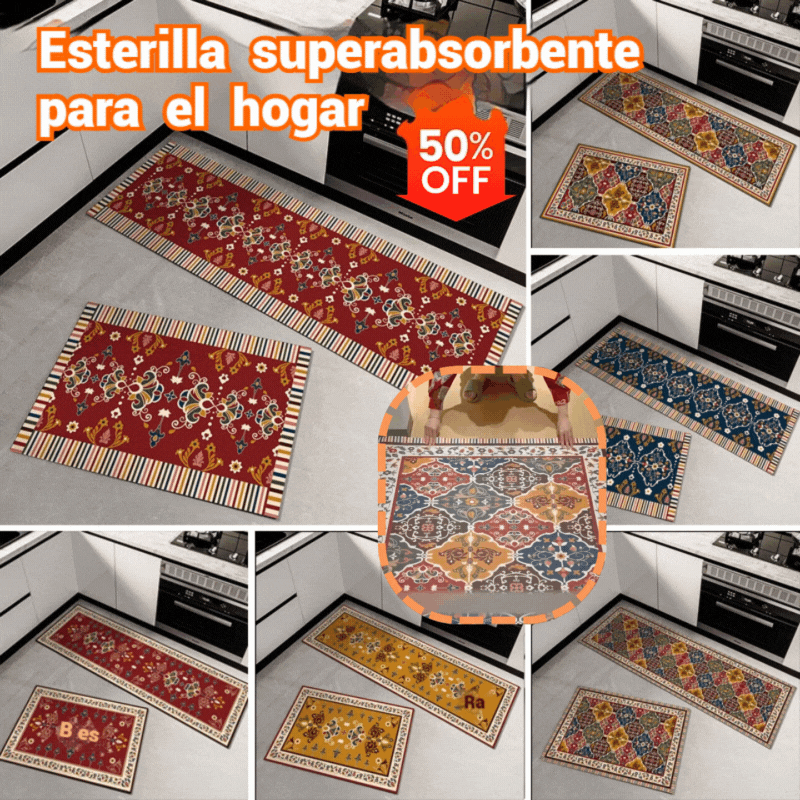 🔥【Kúp 1 a získaj 1 zadarmo】🏠💧Super savá podložka｜40×60+40×120 cm, protišmyková a rýchloschnúca do domácnosti