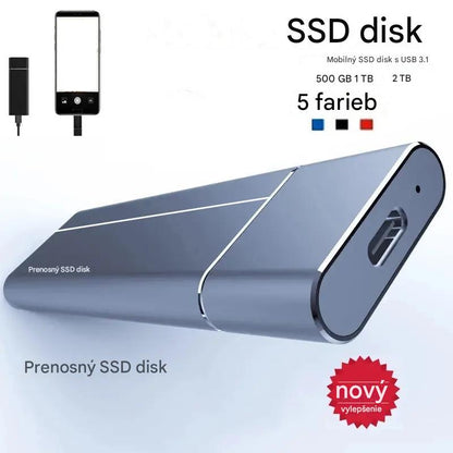 💖Malý mobilný SSD【 4TB】
