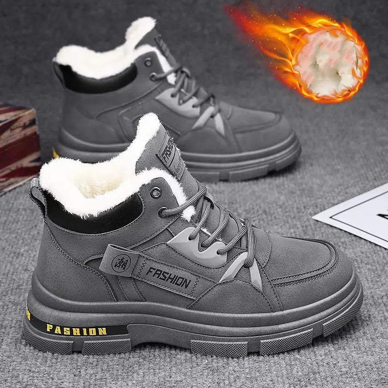 🔥🔥👞【39－44】Nové pánske zimné hrubé zamatové teplé martinské čižmy z roku 2026