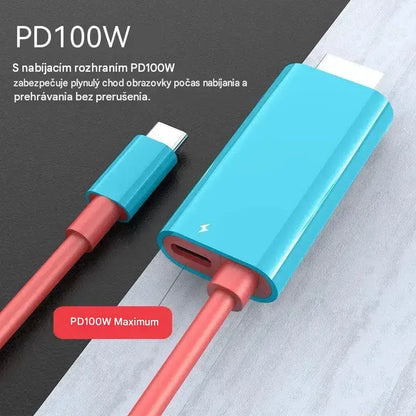 🔥 Časovo obmedzená ponuka: Polovičná cena! 🔥 Adaptérový kábel USB-C na HDMI pre Switch