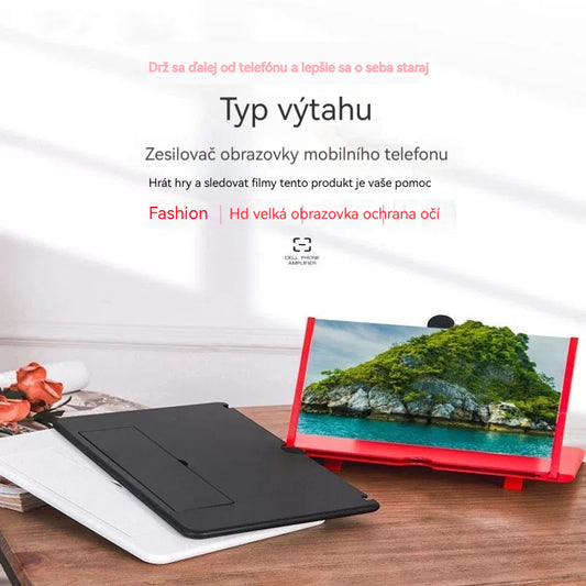 🔥Poslední den sleva 49 % – Nejnovější verze zvětšovací obrazovky pro mobil✨ (jasnější obraz, ochrana očí proti modrému světlu, 3D zobrazení, vhodná pro všechny věkové kategorie)