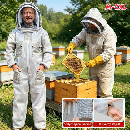 【M-2XL】🐝 Body odolné voči včelám, vyrobené z 3D bavlnenej sieťoviny