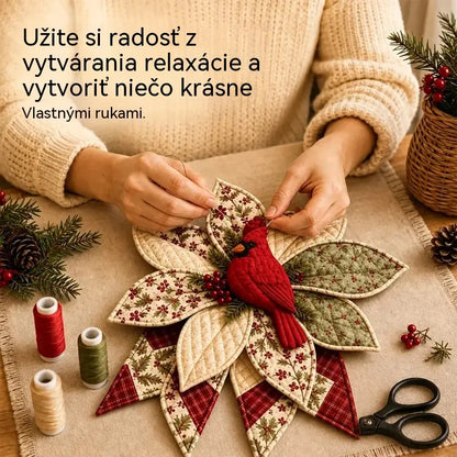 🎇🎄Prešívaná súprava na šitie na zavesenie na vianočné dvere (7 vzorov)