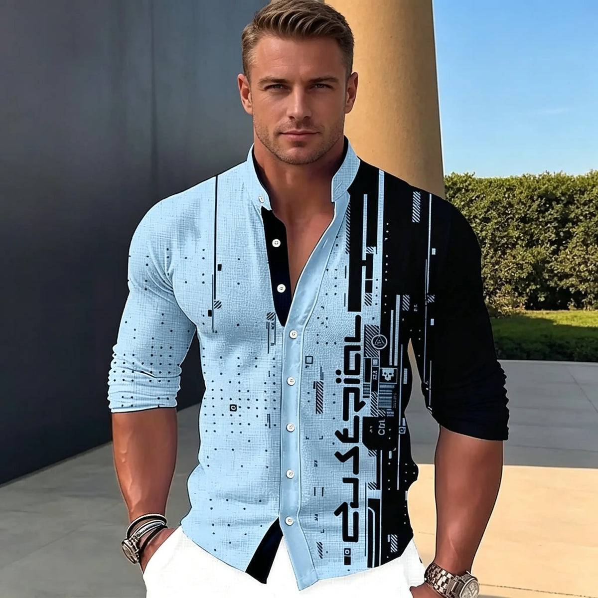 【S-6XL】👔Cămașă pentru bărbați din bumbac pur