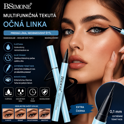 🔥✨【Kúpte 1 a získajte 1 zadarmo】Ultra jemná vodeodolná tekutá očná linka
