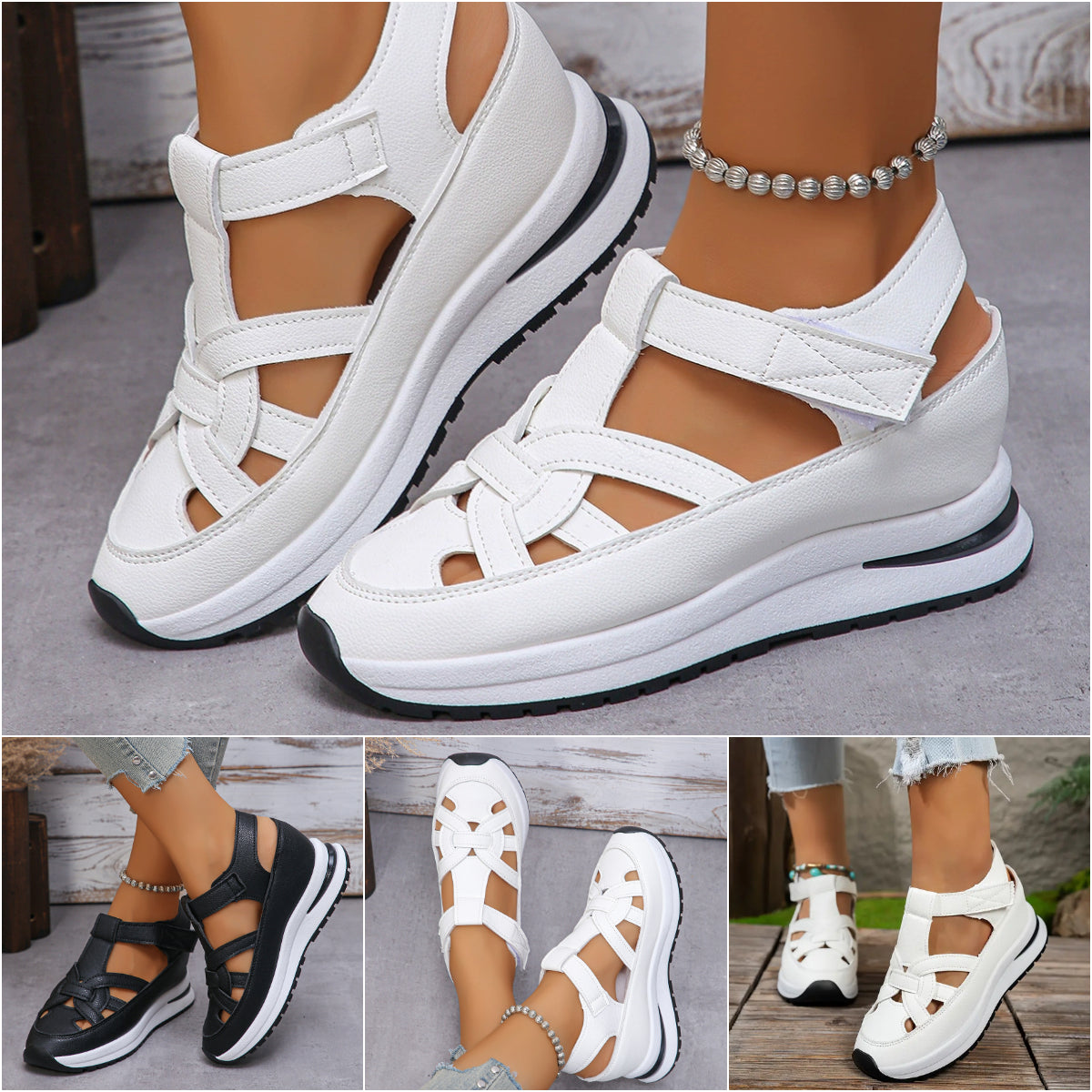 👡 ¡Grandes descuentos de verano – último día de promoción! 【35-43】Sandalias casuales con suela gruesa 2026