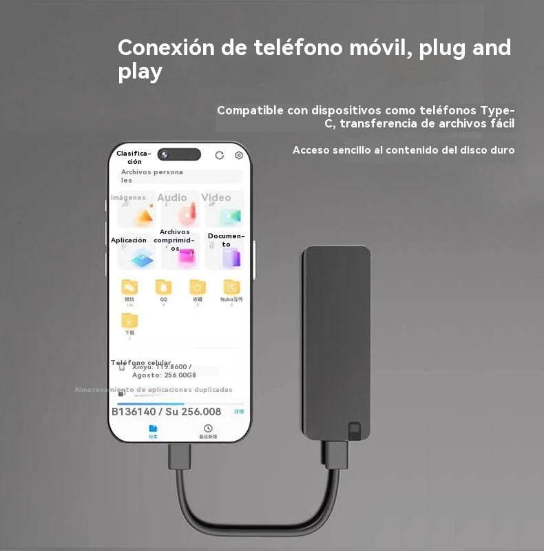 ⚡ Disco Duro USB 3.0 Multifuncional de Alta Velocidad | Transferencia Rápida, Gran Compatibilidad, Almacenamiento Sin Preocupaciones 【2TB】💻📦