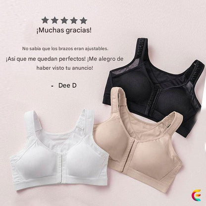 🥰 (Paquete de 3) 👙 【40-120 kg】Sujetador de copa completa