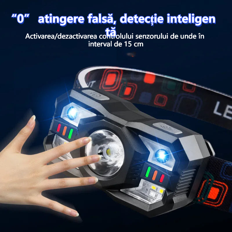 💡🌟【Korlátozott ideig érvényes ajánlat-50%】🔥🔥Chytré senzorové svietidlo s čelenkou, extra dlhá výdrž batérie, vonkajšie nočné rybárčenie, čelenka