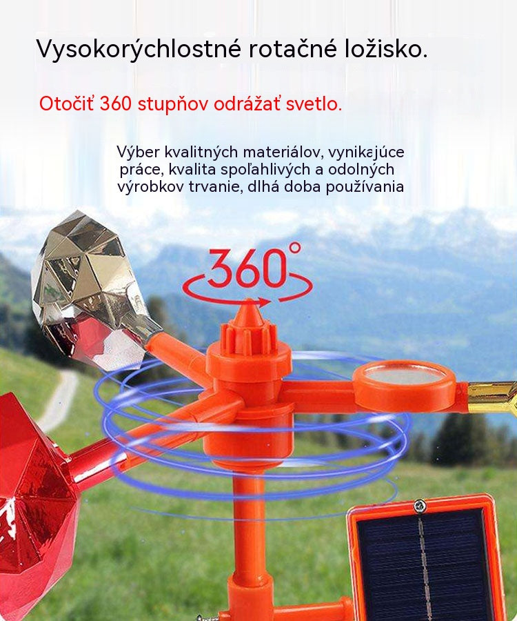 🐦🦉【Novinka】Kompletne vylepšený solárny/veterný nastaviteľný sonický odpudzovač vtákov