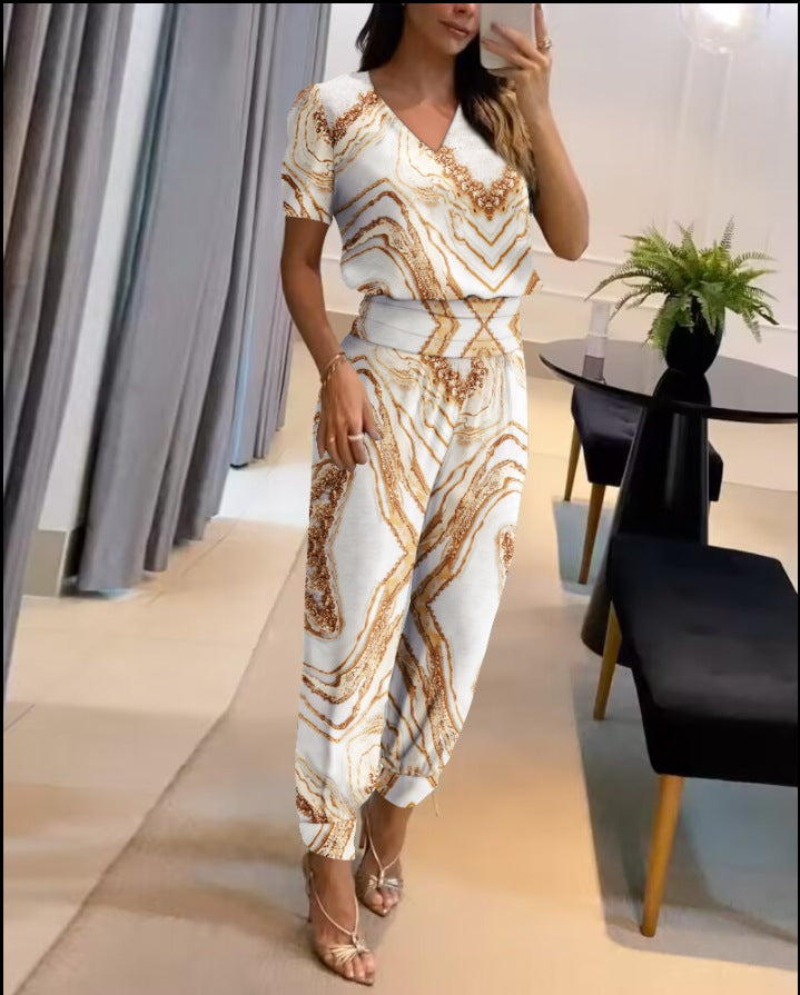 ✨👘【Veľkosť S-3XL】[Top + Nohavice] Dámsky ležérny dvojdielny set✅ Platba na dobierku✅