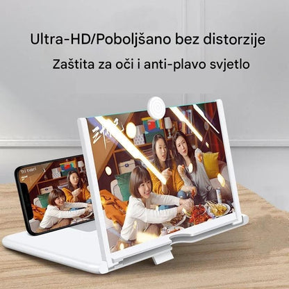 🔥Posljednji dan 49% popusta - Najnovija verzija povećala za mobilni ekran✨ (jasnije, zaštita od plavog svjetla, 3D prikaz, pogodno za sve uzraste)