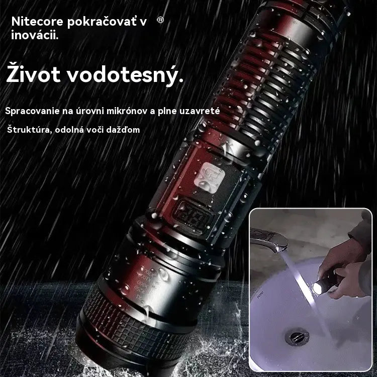 🔦Top hit【Zľava 50%】🔥2026 Nový vonkajší hliadkový reflektor, výkonné svietidlo, dlhé svietenie