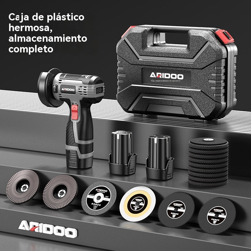 🔥【Oferta por tiempo limitado】🧰Mini amoladora angular de 12 V con disco de corte