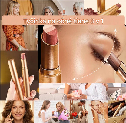 【Kúp 1, získaj 1 zadarmo】✨ Tyčinka na očné tiene 3 v 1 – okamžitý jas, liftingový efekt a dlhotrvajúca výdrž 💄