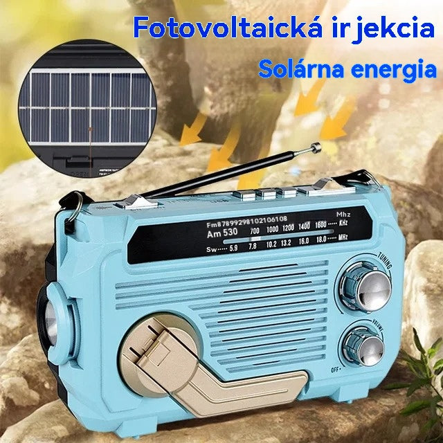 🏕️【59% OFF】(Zaručená pravosť) Multifunkčné prenosné svietidlo s AM rádiom