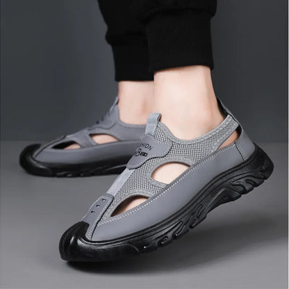 💥【Tallas 39-44】Sandalias caladas para hombre, transpirables y antideslizantes, pago contra entrega