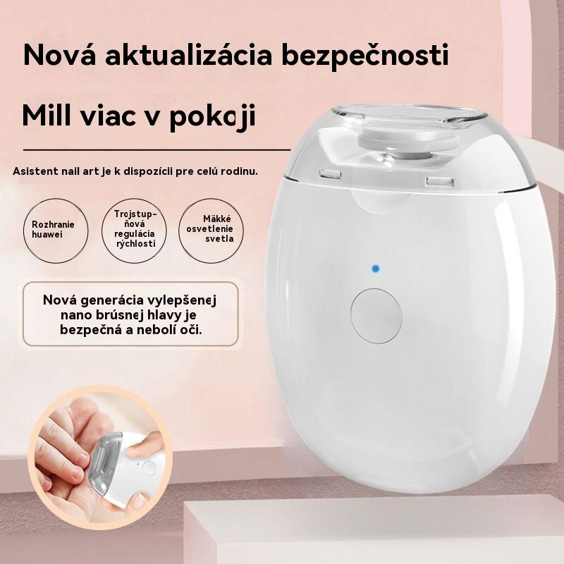 💅 50%OFF ! ✨ Automatický pilník na nechty 1, bezpečná a šetrná starostlivosť o nechty 👶🔧
