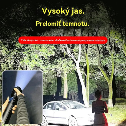 🔦Top hit【Zľava 50%】🔥2026 Nový vonkajší hliadkový reflektor, výkonné svietidlo, dlhé svietenie