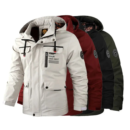 🔥【M-4XL】 jeseň a zima 2026 nová outdoorová horolezecká bunda odolná voči vetru a vode-K