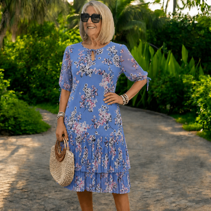 Plaćanje pouzećem 👗❤️【S-5XL】Elegantna i stilska šifonska haljina