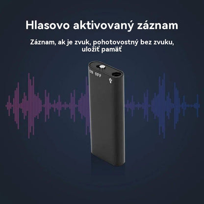 🎁【Špeciálna ponuka 2026: 50 % zľava】Inteligentný hlasom aktivovaný mini diktafón