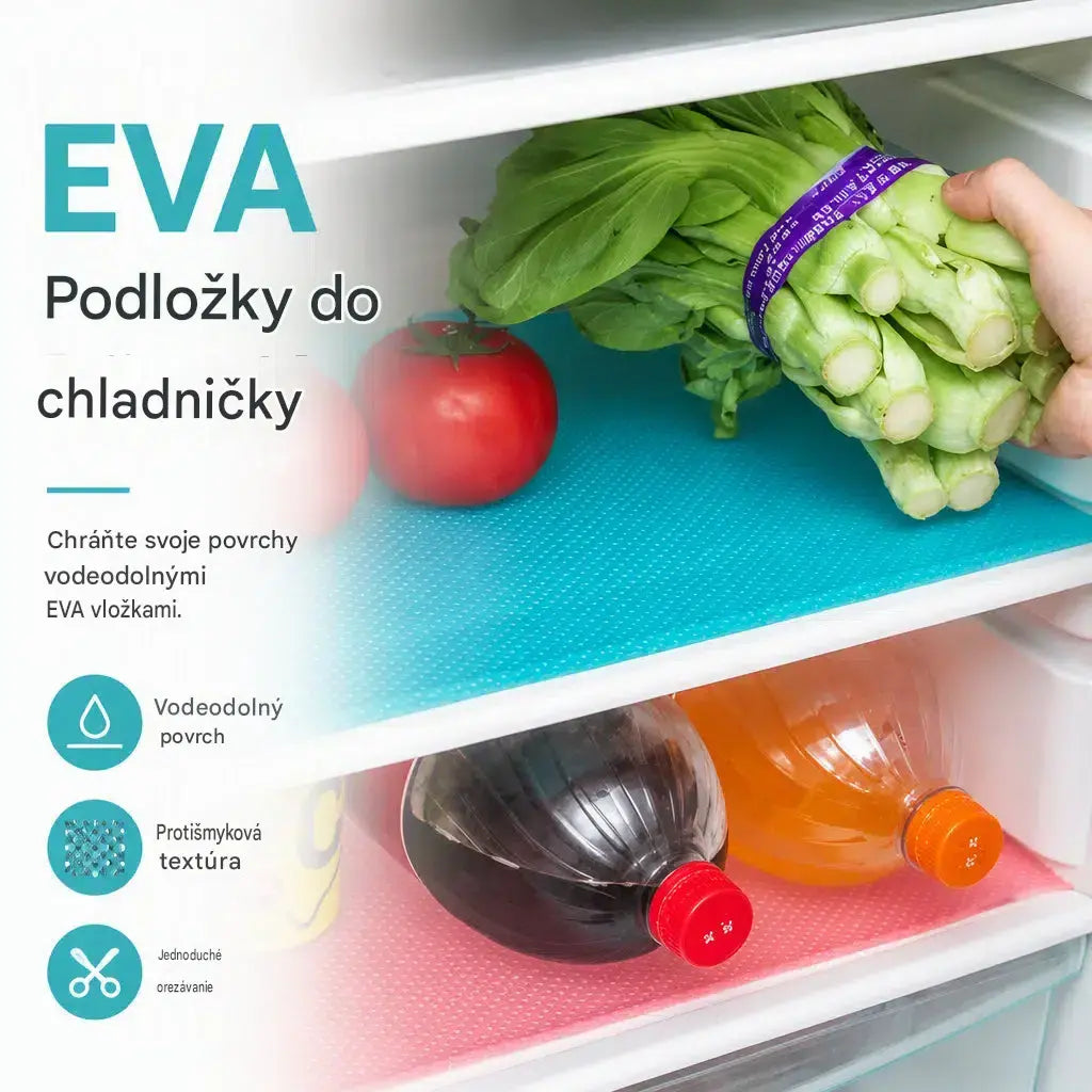 8 kusov za 22 € — 🧊🛡️ Vodoodolné podložky do chladničky — Protišmykové, ľahko umývateľné a bezpečné pre potraviny — Udržia police čisté a svieže ✨