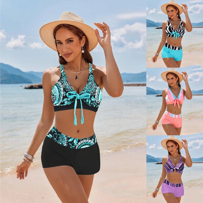🏊‍👙 Costum de baie elegant, mărime mare, cu imprimeu