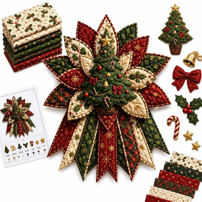 🎇🎄Prešívaná súprava na šitie na zavesenie na vianočné dvere (7 vzorov)