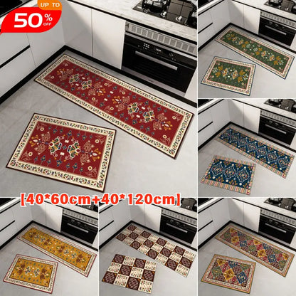🔥【Kúp 1 a získaj 1 zadarmo】🏠💧Super savá podložka｜40×60+40×120 cm, protišmyková a rýchloschnúca do domácnosti