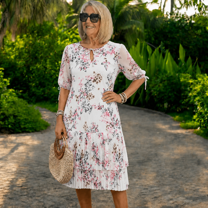 Plaćanje pouzećem 👗❤️【S-5XL】Elegantna i stilska šifonska haljina