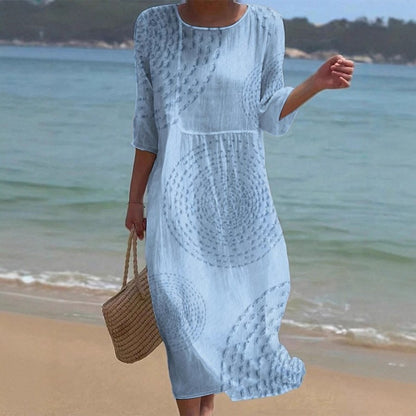 👗 ¡Último día con un 50 % de descuento 【XS-4XL】Elegante vestido casual de verano: transpirable, cómodo, versátil y favorecedor.