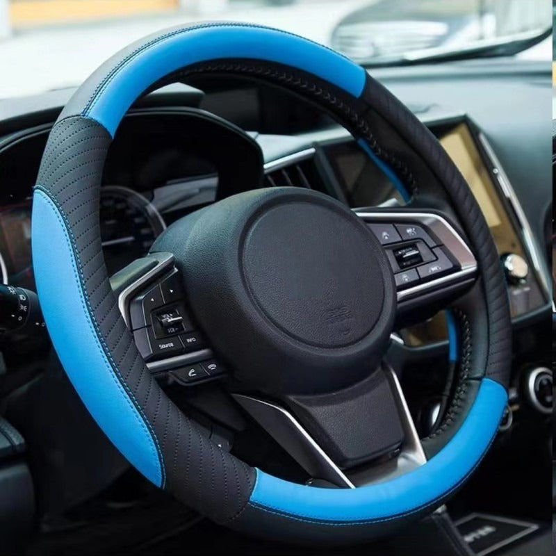 🔥Poťah na volant z pravej kože - univerzálny poťah na volant do auta, protišmykový, odolný