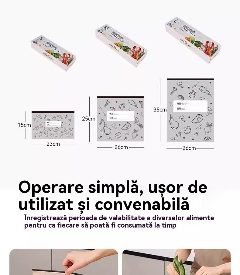 🔥🔥Un total de 30 de pungi antibacteriene din folie de aluminiu, super ușor de utilizat și care își păstrează prospețimea.